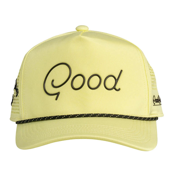 GoodGood Golf Vivid Rope Golf Cap Yellow - SU25 Men