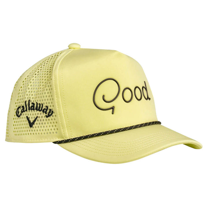 GoodGood Golf Vivid Rope Golf Cap Yellow - SU25 Men