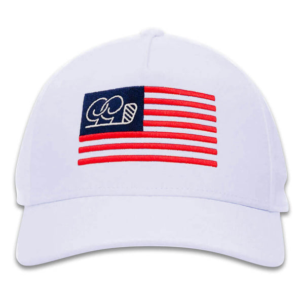 GoodGood Golf Good Flag Golf Cap White - SU25 Men