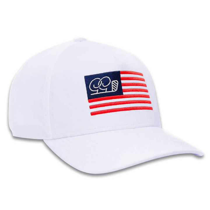 GoodGood Golf Good Flag Golf Cap White - SU25 Men