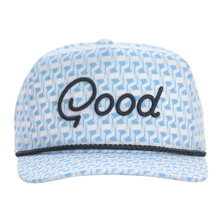 GoodGood Golf Head To Head Rope Golf Cap Blue - SP25 Men