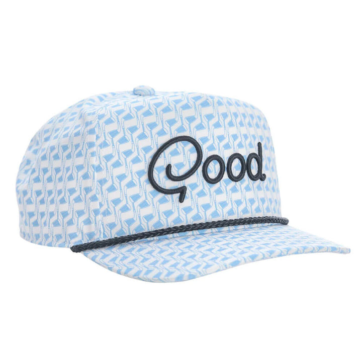 GoodGood Golf Head To Head Rope Golf Cap Blue - SP25 Men