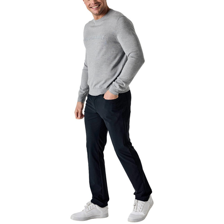 Callaway Legacy Collection Logo Crewneck Golf Sweater Quarry Heather - SP25 Men