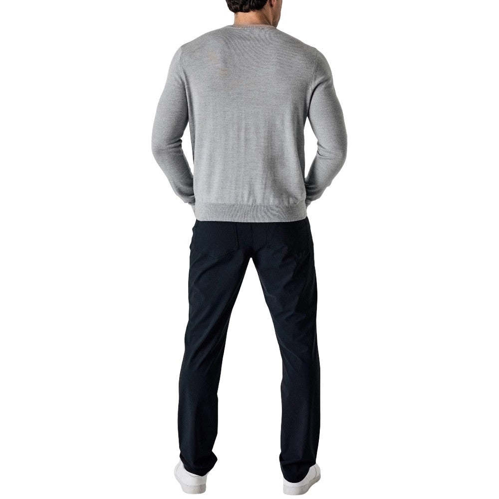 Callaway Legacy Collection Logo Crewneck Golf Sweater Quarry