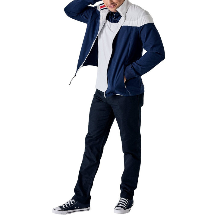 Callaway Legacy Collection Logo Color Block Golf Jacket Medieval Blue - SP25 Men