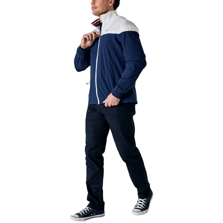 Callaway Legacy Collection Logo Color Block Golf Jacket Medieval Blue - SP25 Men