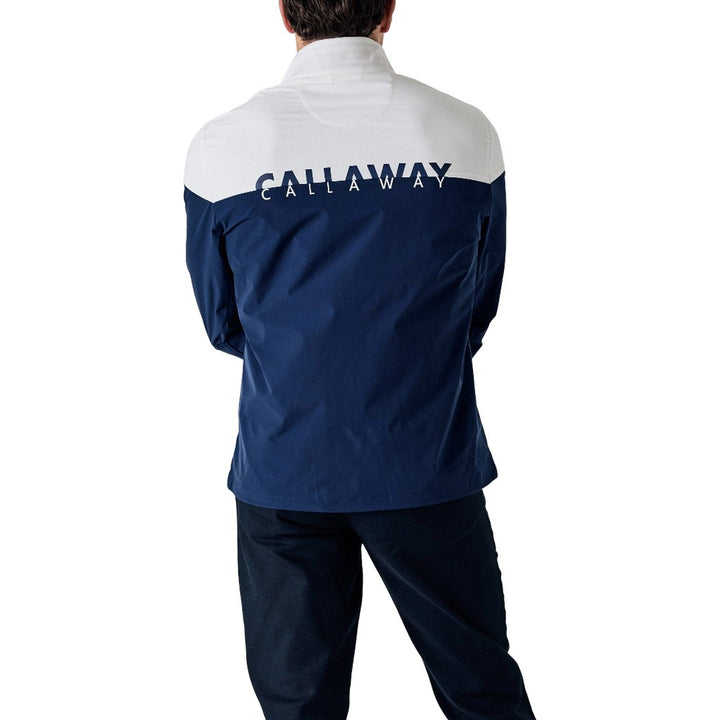 Callaway Legacy Collection Logo Color Block Golf Jacket Medieval Blue - SP25 Men