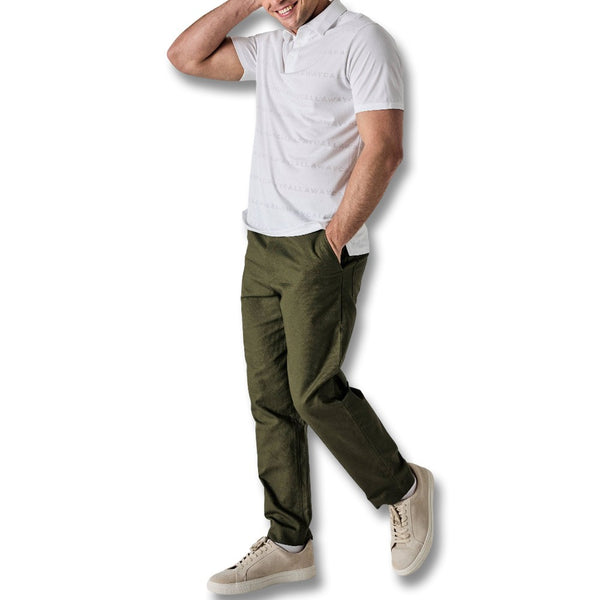 Callaway Legacy Collection Logo Golf Polo Bright White - 25 Men