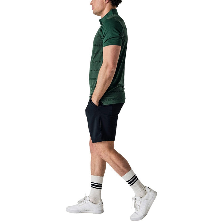 Callaway Legacy Collection Logo Golf Polo Dark Green - 25 Men