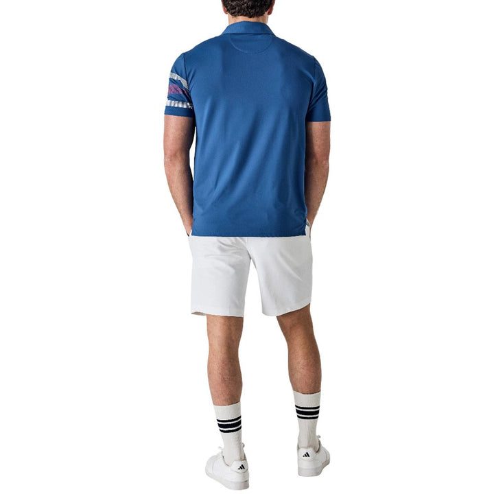 Callaway Legacy Collection Triple Track Sleeve Block Golf Polo Galaxy Blue - SP25 Men
