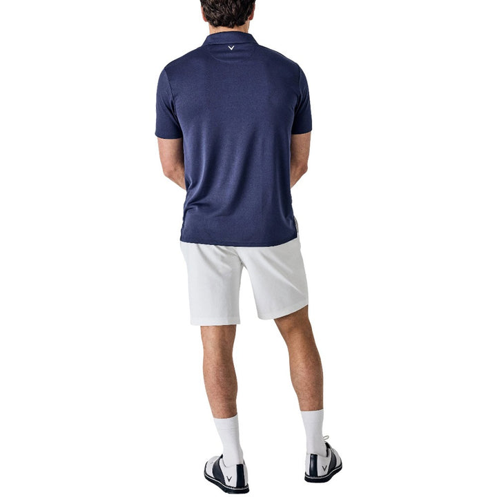 Callaway Legacy Collection Logo Block Golf Polo Medieval Blue - SP25 Men