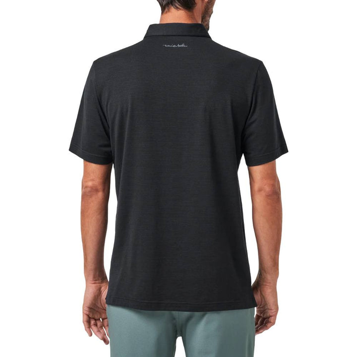 TravisMathew The Heater Golf Polo Black - SS22 Men