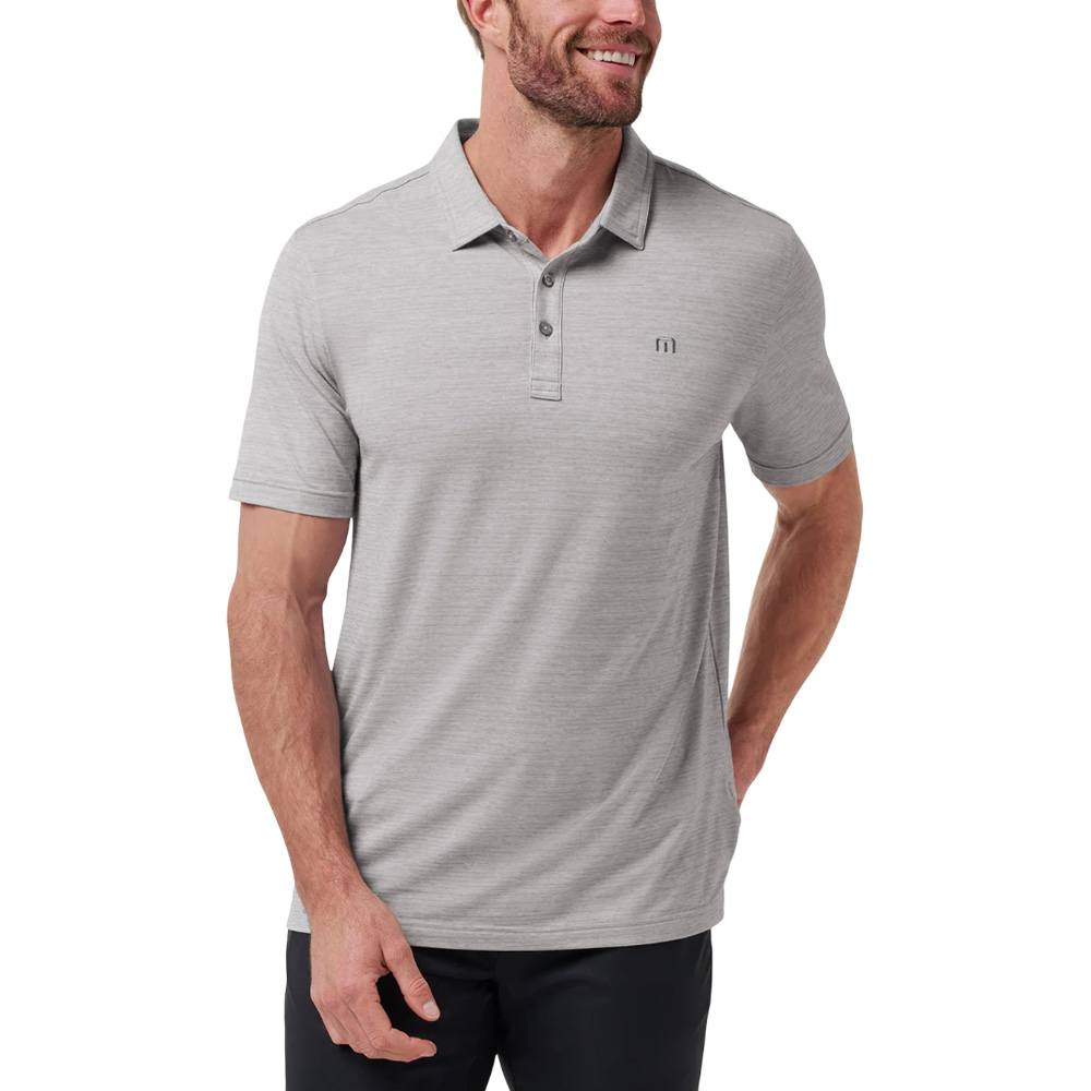 TravisMathew The Heater Golf Polo Heather Microchip - SS26 Men