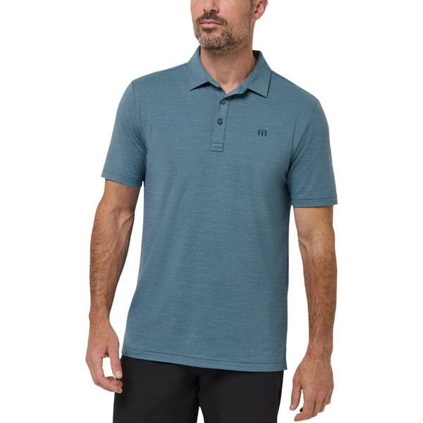 TravisMathew The Heater Golf Polo Copen Blue - FW25 Men