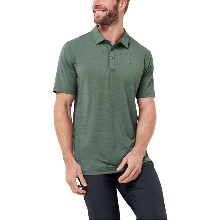 TravisMathew The Heater Golf Polo Balsam Green - FW25 Men