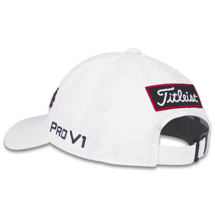 Titleist Tour Performance Golf Cap White/Navy/Red - 25 Men