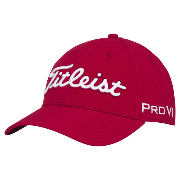 Titleist Tour Performance Golf Cap Red/White - 25 Men