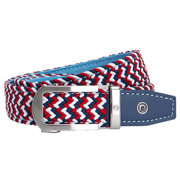 Nexbelt Kid's Braided Liberty Ratchet Golf Belt Navy - 25 Kids