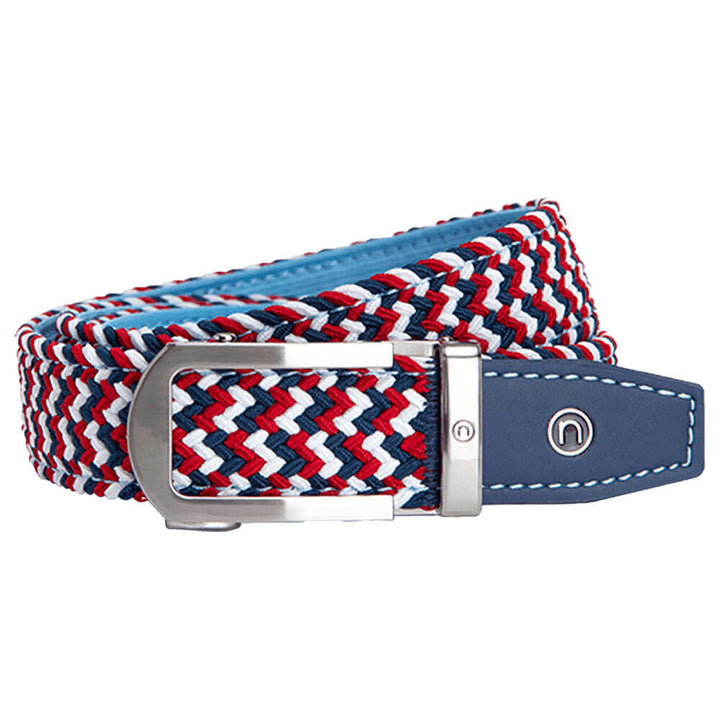 Nexbelt Kid's Braided Liberty Ratchet Golf Belt Navy - 25 Kids