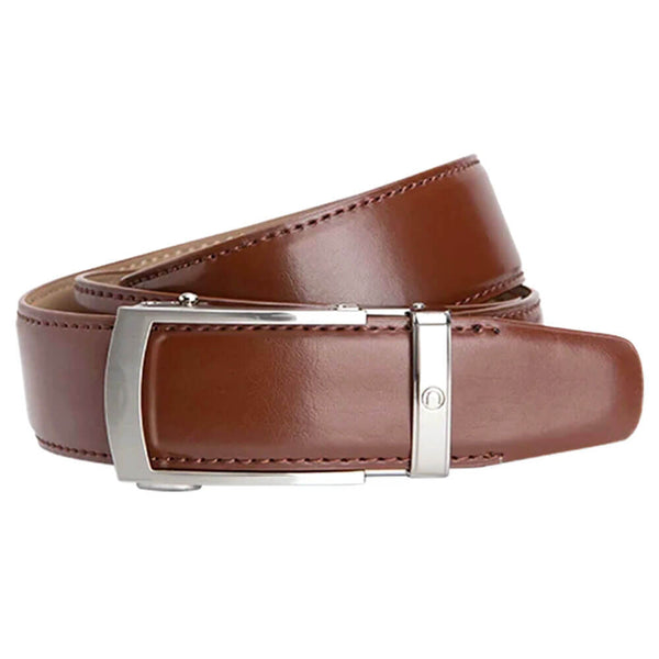 Nexbelt Vetica Dress Ratchet Golf Belt Brown - 25 Men
