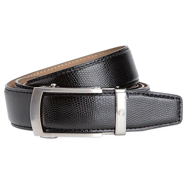 Nexbelt Camden Lizard Skin Golf Belt Black - 25 Men