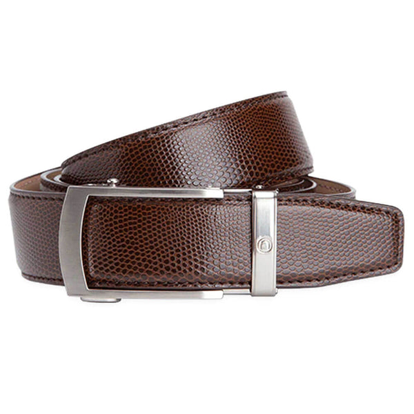 Nexbelt Camden Lizard Skin Golf Belt Brown - 25 Men