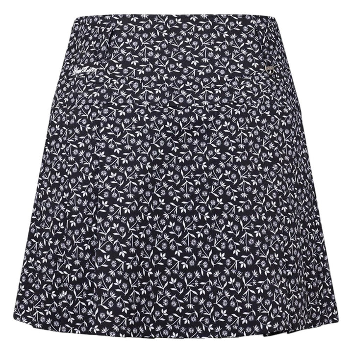 Fairliar High Waist Pattern Golf Skirt Black - SS25 Women