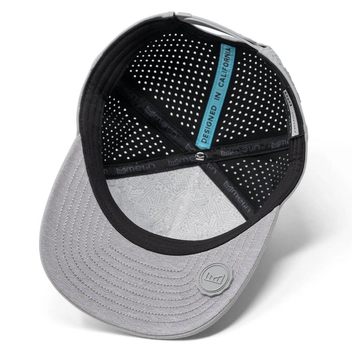 Melin Odysea Stacked Hydro Golf Cap Heather Grey - FA24 Men