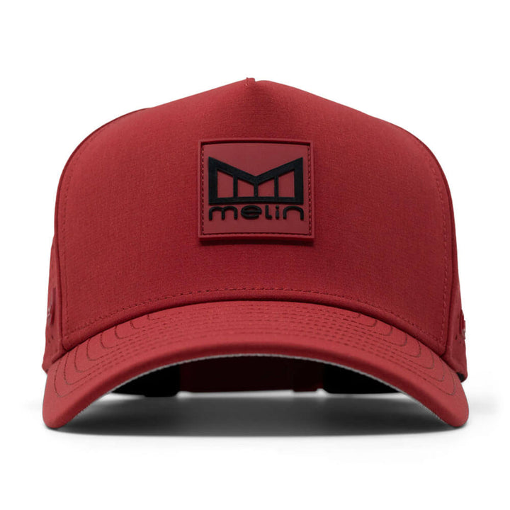 Melin Odysea Stacked Hydro Golf Cap Red - FA24 Men