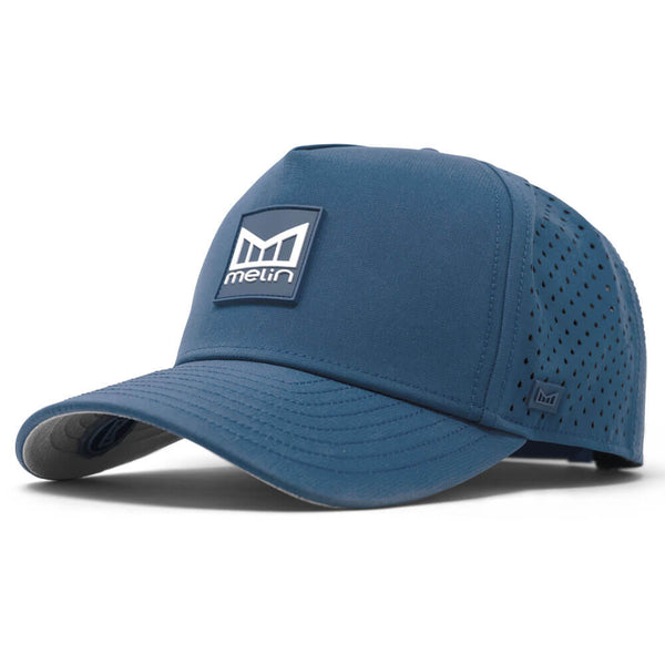 Melin Odysea Stacked Hydro Golf Cap Steel Blue - FA24 Men
