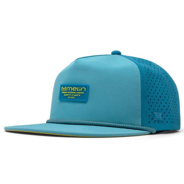 Melin Coronado Brick Hydro Golf Cap Blue Lagoon - SU25 Men