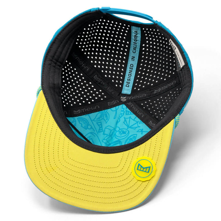 Melin Coronado Brick Hydro Golf Cap Blue Lagoon - SU25 Men