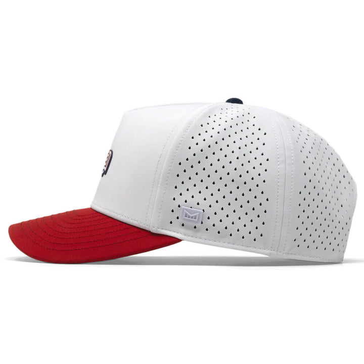 Melin Odysea Americana Hydro Golf Cap White/Red/Navy - SU24 Men