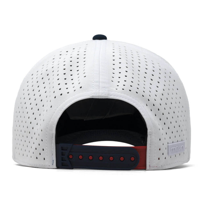 Melin Odysea Americana Hydro Golf Cap White/Red/Navy - SU24 Men