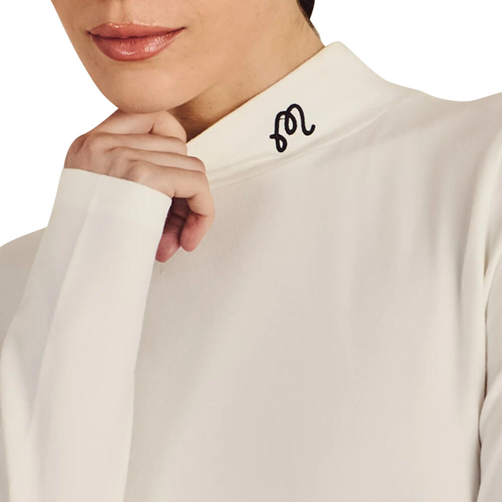 Malbon Rally Golf Mockneck Canvas - FW25 Women – Golfio