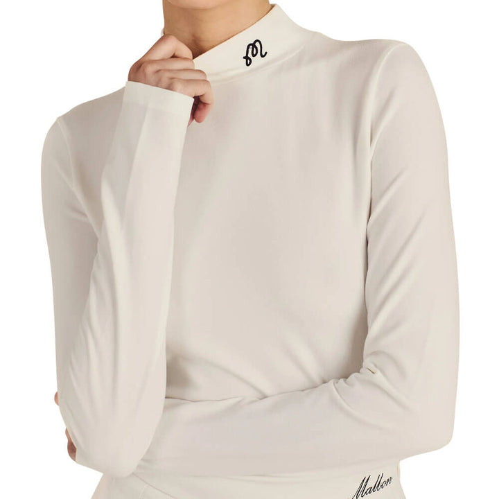 Malbon Rally Golf Mockneck Canvas - FW25 Women