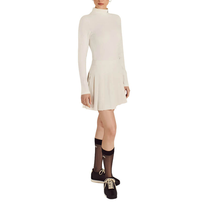 Malbon Rally Golf Mockneck Canvas - FW25 Women