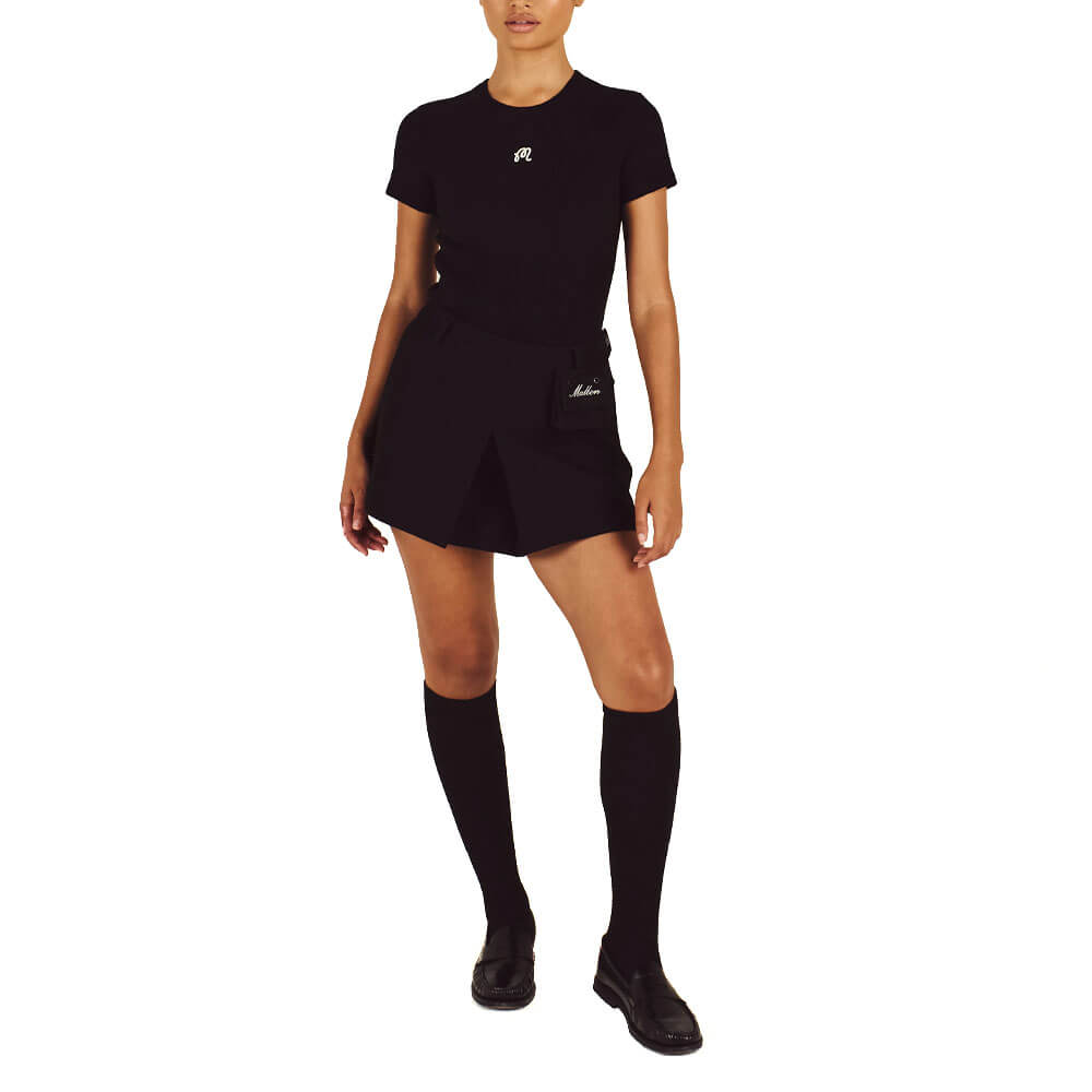 Malbon Rosie Golf Skirt Black - FW25 Women – Golfio