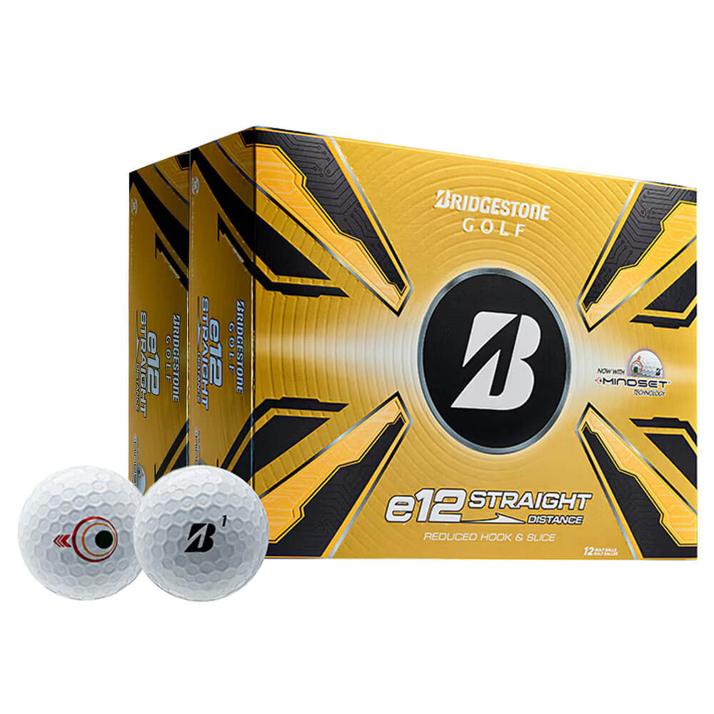 Bridgestone e12 Straight White Double Dozen Golf Balls