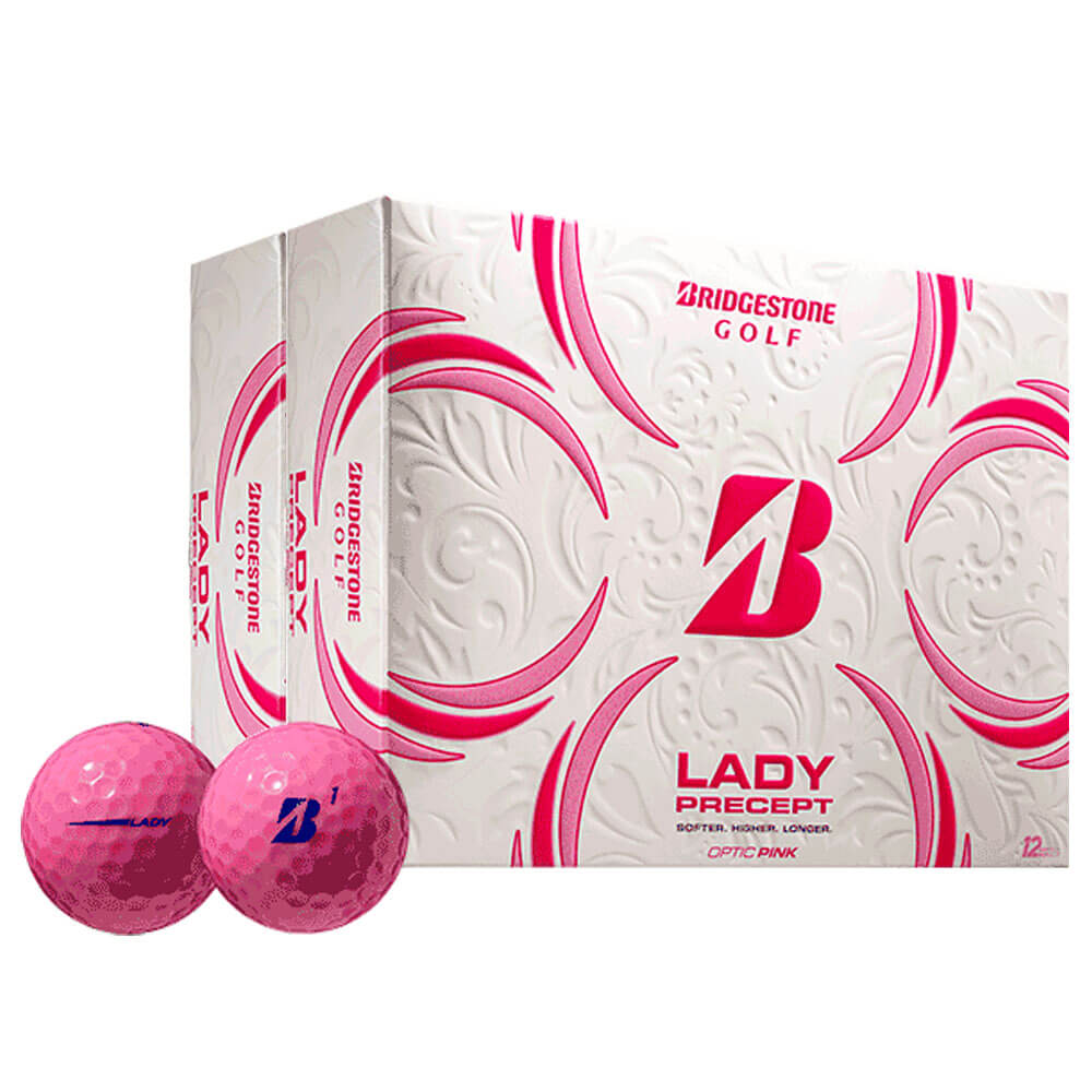 Bridgestone Lady Precept Pink Double Dozen Golf Balls Women