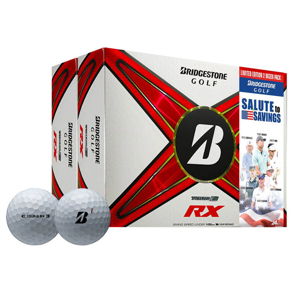 Bridgestone Tour B RX Salute To Savings Double Dozen Golf Balls