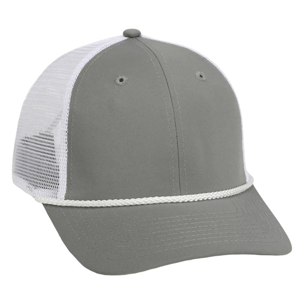 Imperial The Night Owl Meshback Performance Rope Golf Cap Light Gray/White - 23 Men