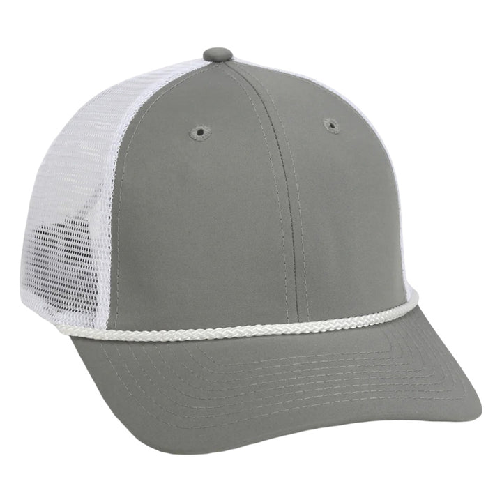 Imperial The Night Owl Meshback Performance Rope Golf Cap Light Gray/White - 23 Men