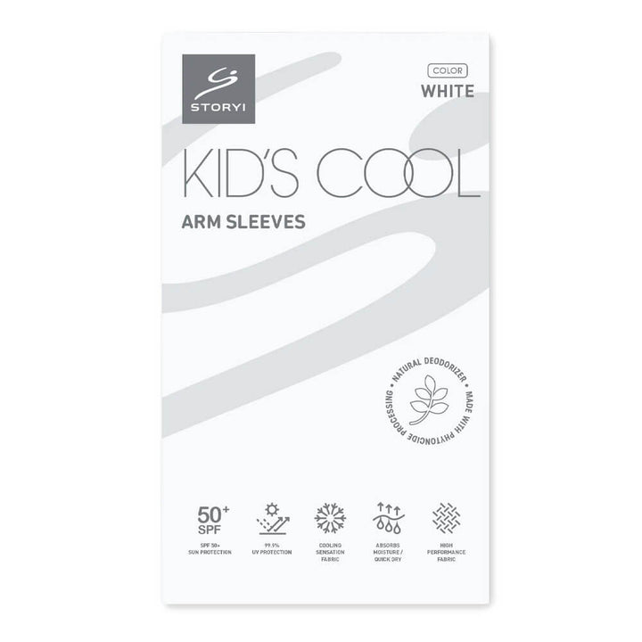 Golfio - Storyi Kids Cool Golf Sleeves White - 25 Kids