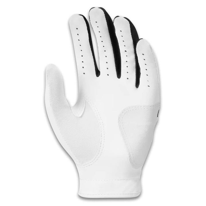 Nike Dura Feel 10 Golf Glove Pearl White/Black - 25 Boys