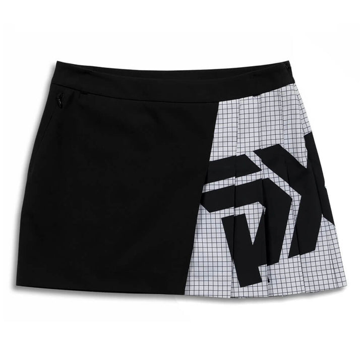PXG Big Logo Pleated Golf Skirt Black - SS25 Women
