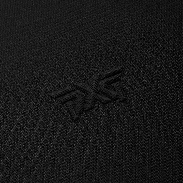 PXG Asymmetrical Snap Collar Golf Polo Black - SS25 Women