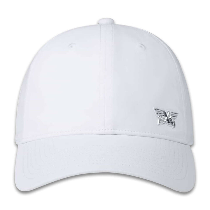 PXG Metallic Minimalist Unstructured Golf Cap White - SS25 Women