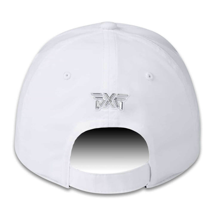PXG Metallic Minimalist Unstructured Golf Cap White - SS25 Women