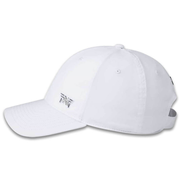 PXG Metallic Minimalist Unstructured Golf Cap White - SS25 Women